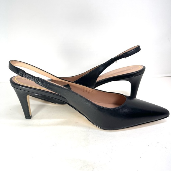 NWOT Cole Haan Vandam Leather Slingback Pumps Size 10B - Picture 8 of 11